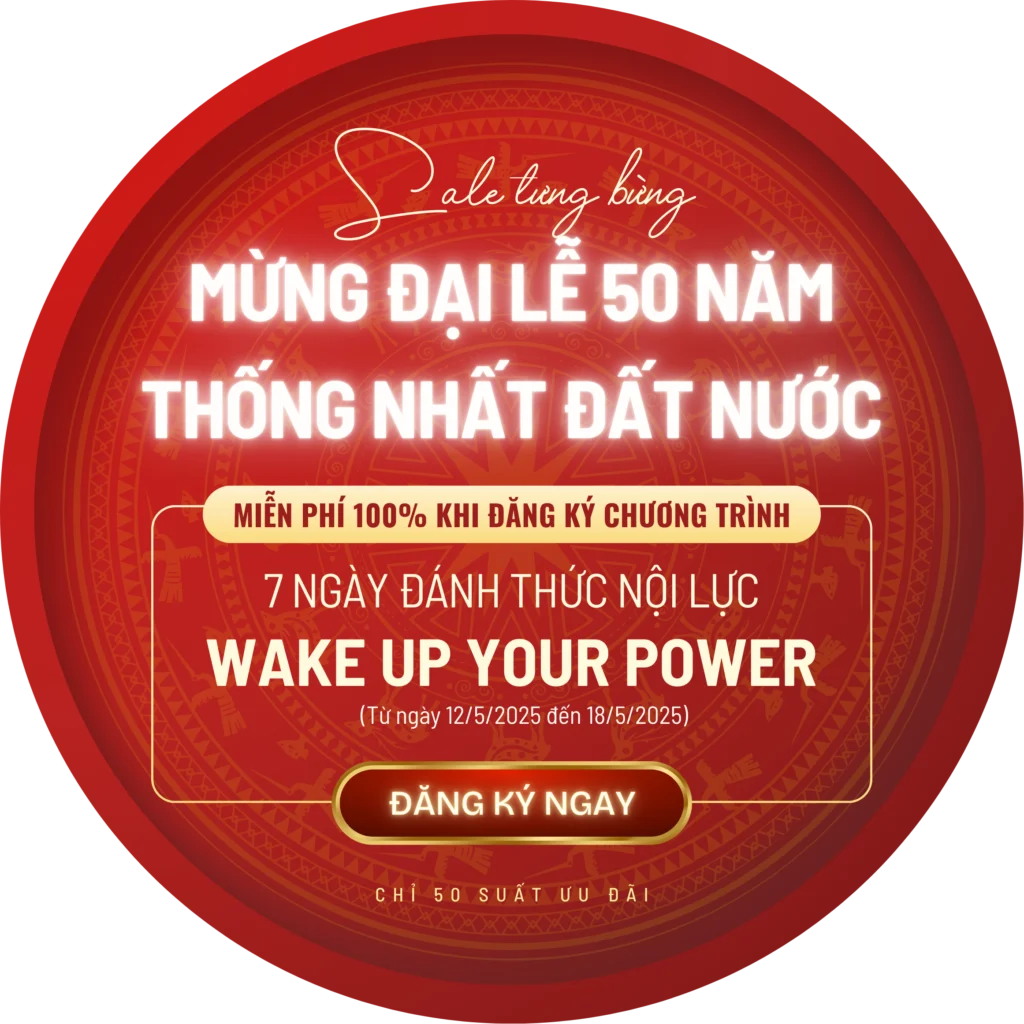Banner Sale Khuyen mai Ngay le 30 thang 4 Hien dai Ruc ro Do vang 2
